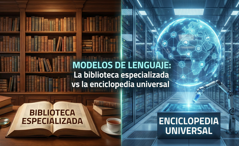 Modelos de Lenguaje Específicos: La biblioteca especializada vs la enciclopedia universal